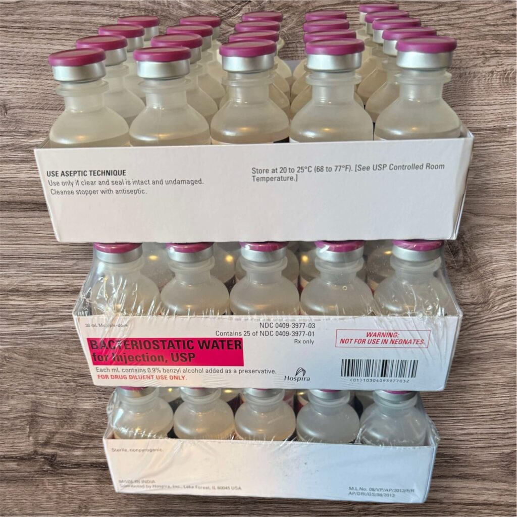bacteriostatic water – sterile solution